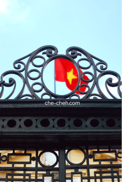 Flag Of Vietnam @ State Guest House (Tonkin Palace), Hanoi